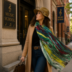 colourful scarf