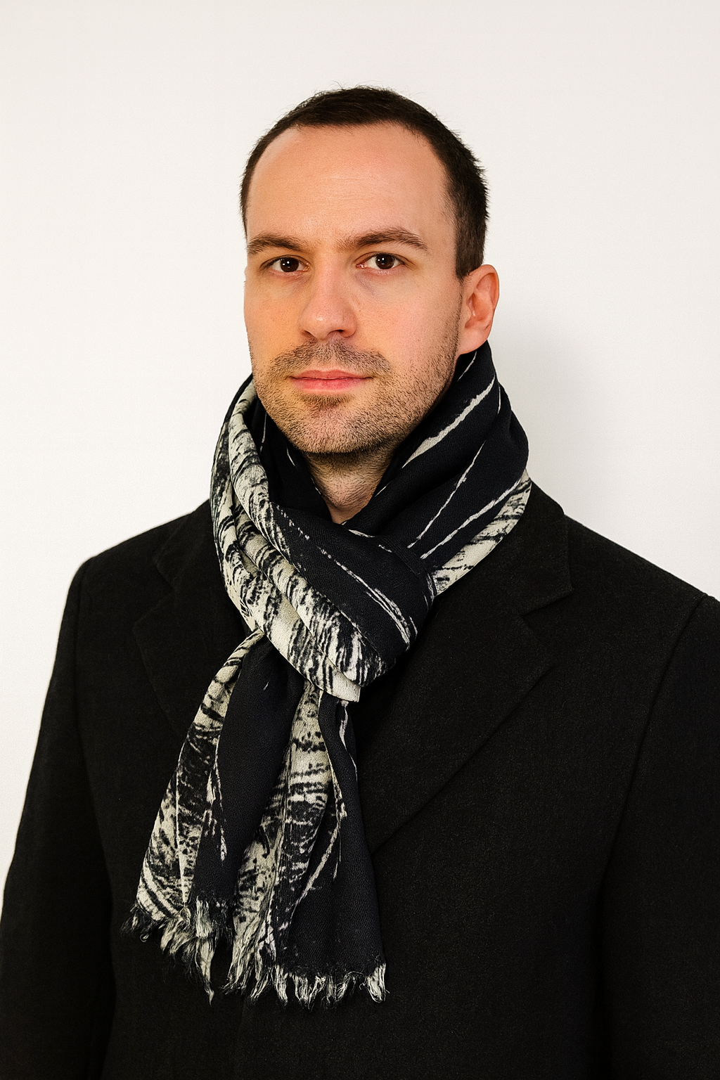 black scarf for men