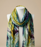 Écharpe Emerald Bloom | Collection Symphony