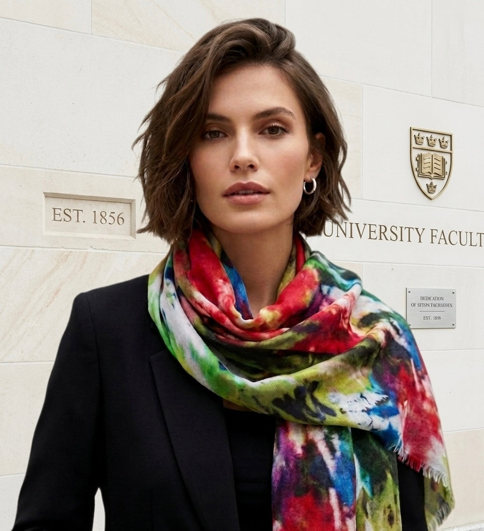 multi color scarf