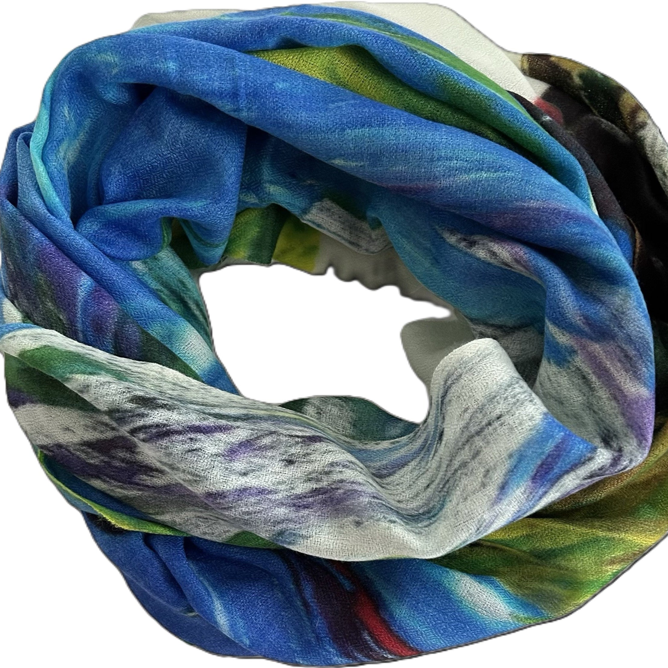 Blue scarf